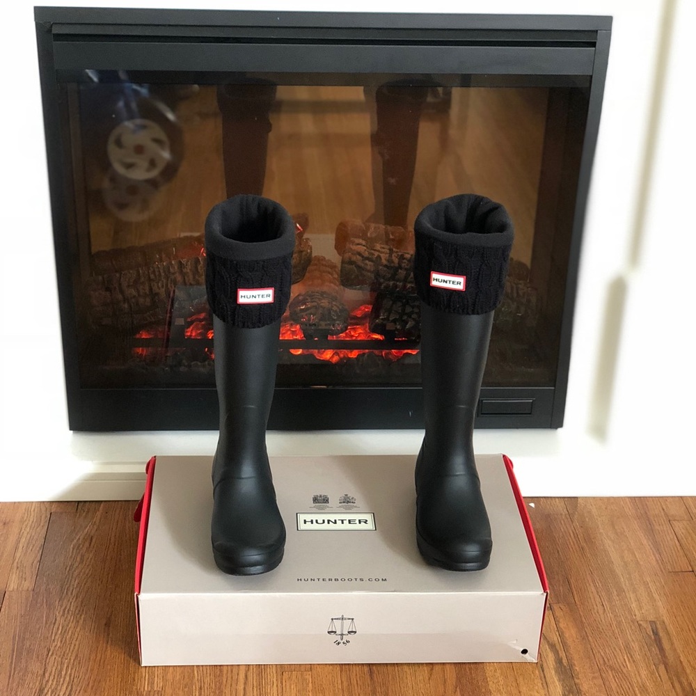 Hunter boots with liners